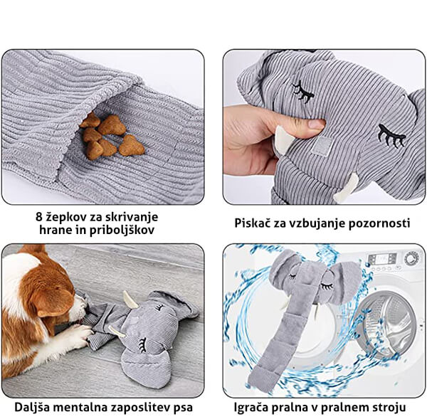 Igrača namenjena zaposlitvi in hranjenju psa