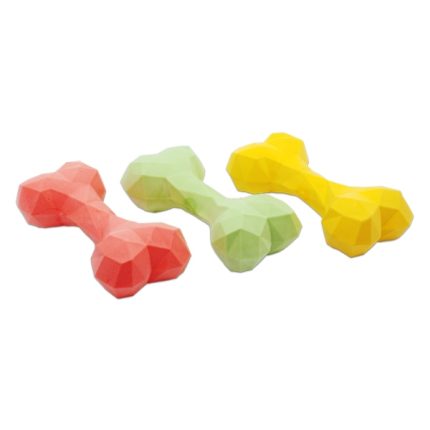 Geometrijska kost za pse v treh barvah