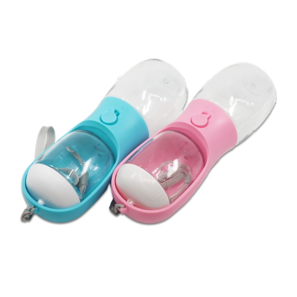 Pawona potovalna posodica za vodo in hrano v modri in roza barvi