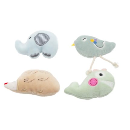 Pawona zaspane živali z meto; igrače za mačke z mačjo meto