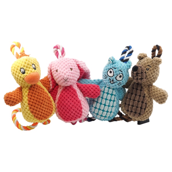 Pawona plišaste živali z vrvjo