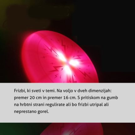 Frizbi, ki sveti v temi