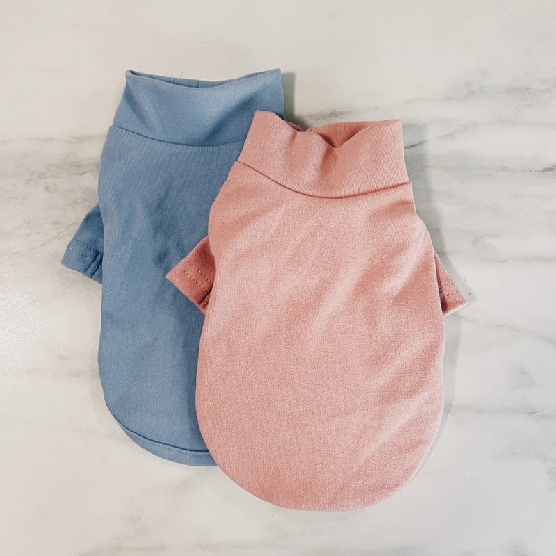 Roza in mored pulover Cozy