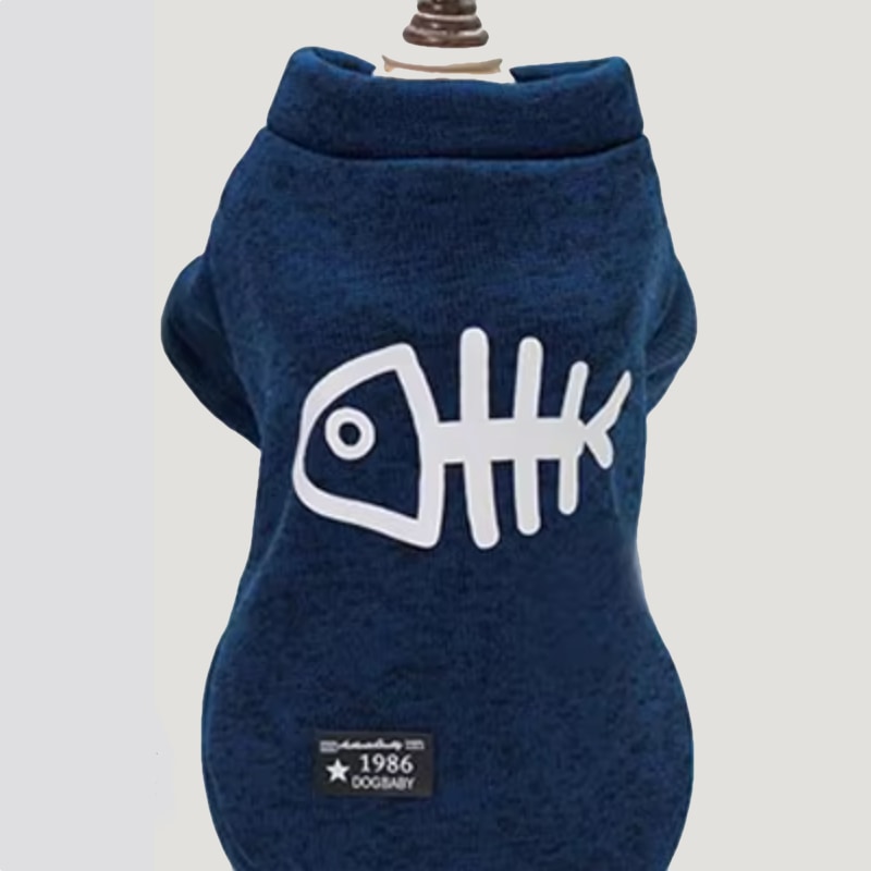 Pawona puloverček Little Fish Blue