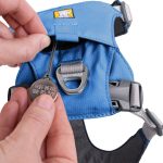 Ruffwear Hi & Light lahka oprsnica Blue Dusk mesto za ID obesek