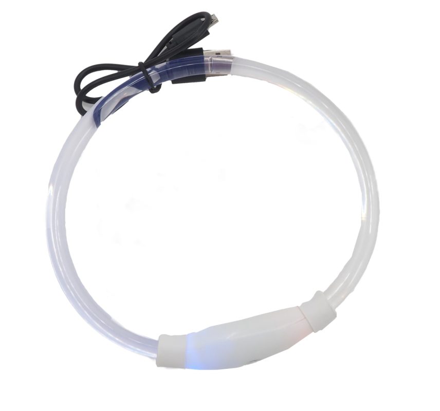 Pawona odsevni trak za pse Pink-blue Brighty