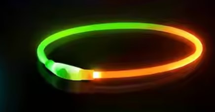 Pawona odsevni trak za pse Green-orange Brighty