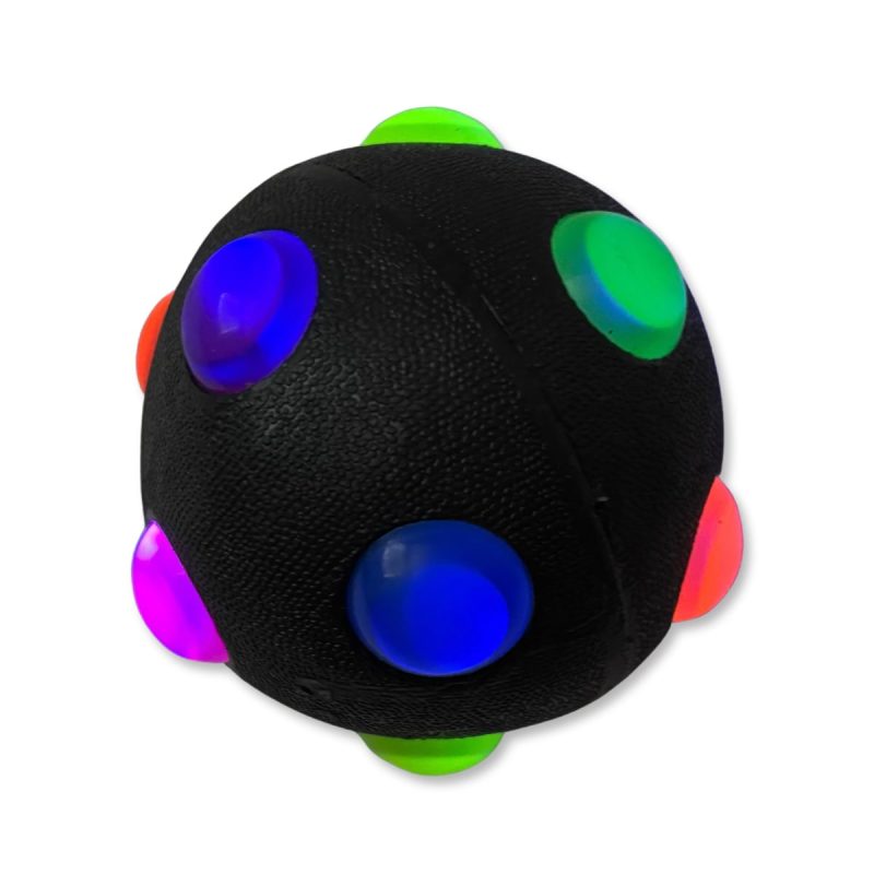 Pawona utripajoča žogica Corny v temi